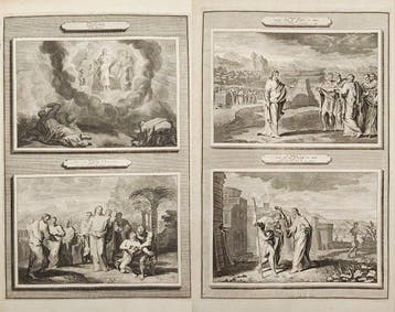 Pieter Mortier (1661–1711) - Set of 4: Biblical Narratives