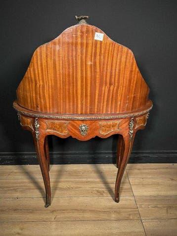 Schrijftafel - Hout, Brons, Messing, IJzer - Franse, Antiek en Kunst