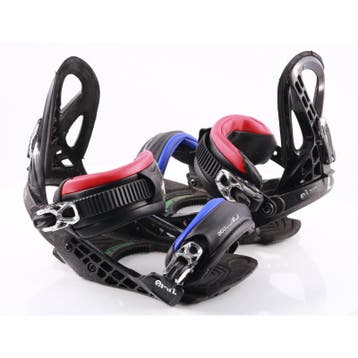 M L snowboard bindingen ELAN ACCELERATOR, BLACK/red/purple, Sports & Fitness, Verzenden