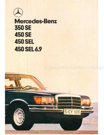 1978 MERCEDES BENZ S KLASSE BROCHURE ENGELS, Nieuw