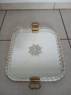 Dienblad - Glas, Koper, Goud, Antiek en Kunst