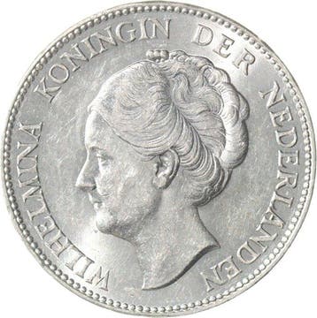 Nederland. Wilhelmina. 1 Gulden 1940 KWALITEIT (Zonder, Timbres & Monnaies