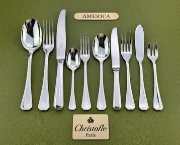 Christofle - Tafelservies voor 12 (126) - Amerika -