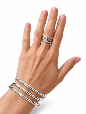 Zonder minimumprijs - 2-delige sieradenset Zilver