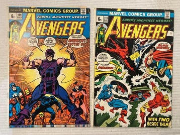 Avengers (1963) 4 comics in Range # 109 to 116. Bronze Age, Boeken, Nieuw