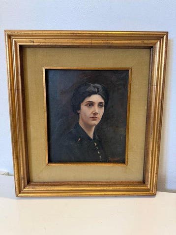 Luciano Ricchetti (1897-1977) - Ritratto di donna, Antiquités & Art