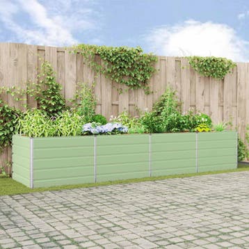 vidaXL Plantenbak Pastelgroen 385 x 100 x 75 cm Gegevens, Verzenden, Nieuw