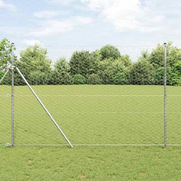 vidaXL zeshoekig gaashek met grondbevestiging 50 x 1,6 m, Verzenden