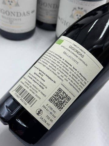 2024 Famille Lançon Gigondas Bellecoste - Gigondas - 6, Collections, Vins