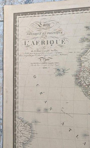 Afrika - Afrika; A.H. Dufour o J.G. Barbié du Bocage - Carte, Nieuw