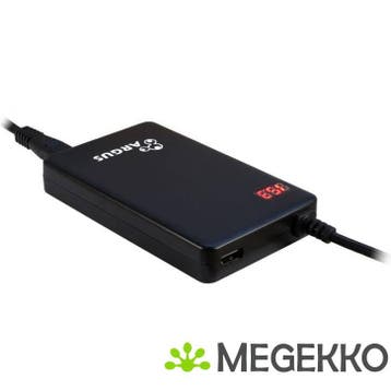Inter-Tech ARGUS NB-90SA Binnen 90W Zwart netvoeding &, Verzenden