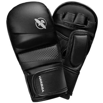 Hayabusa T3 MMA Hybrid Sparring Handschoenen 7oz Zwart, Verzenden, Vechtsportbescherming