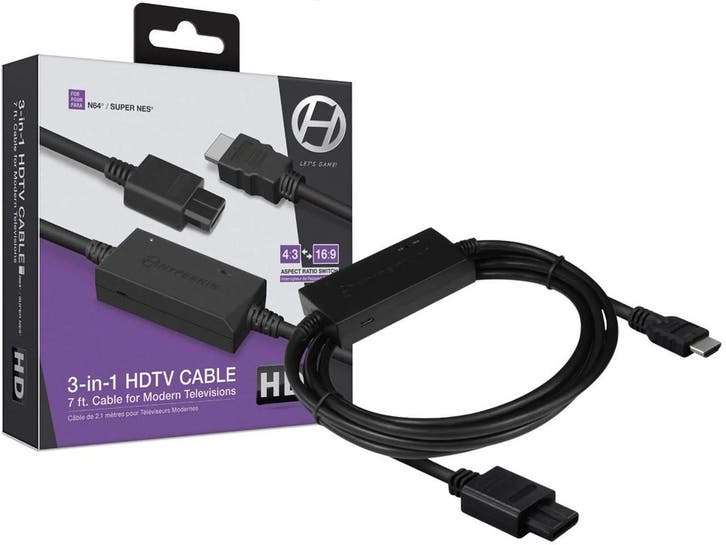HDTV HDMI Kabel voor SNES en N64, Consoles de jeu & Jeux vidéo, Consoles de jeu | Nintendo 64, Envoi