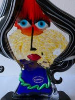 badioli - badioli - Beeld, I volti - 27 cm - Muranoglas -, Antiek en Kunst