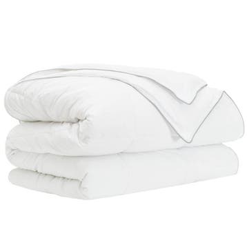 vidaXL Volledig Jaar Dekbed Wit 240 x 220 cm Bamboevezel, Verzenden, Nieuw