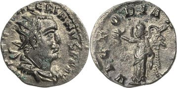 Antoninian 255/256, Kaiserzeit Valerianus I 253-260, Verzenden