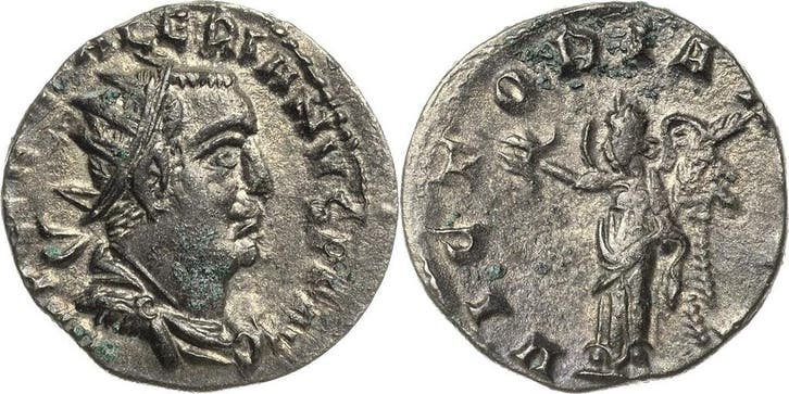Antoninian 255/256, Kaiserzeit Valerianus I 253-260, Timbres & Monnaies, Monnaies & Billets de banque | Collections, Envoi