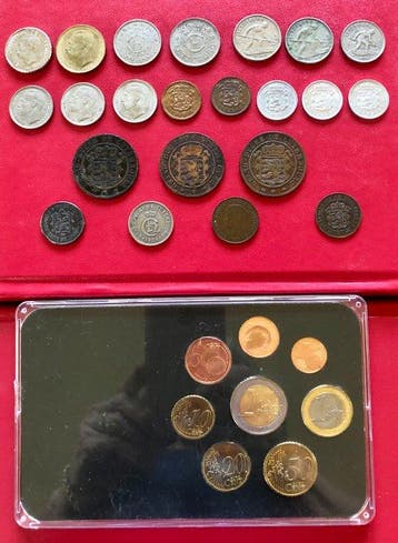 Luxemburg. Collection of coins 1854 à 2006 (Zonder