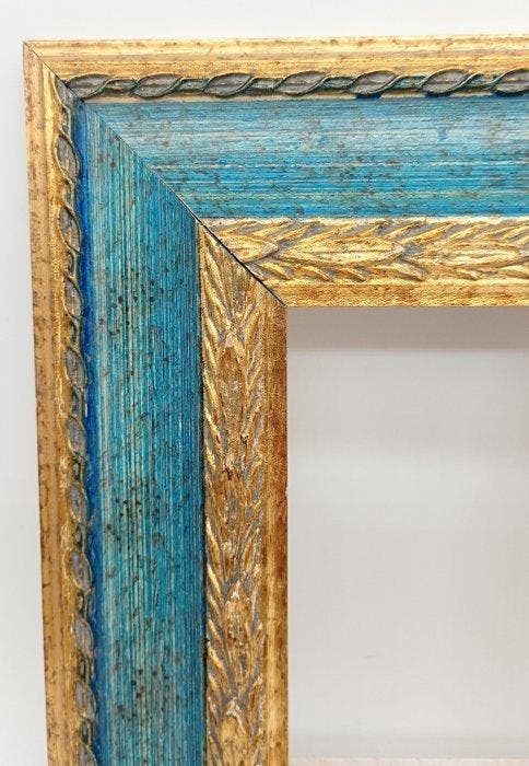 Cadre - Feuille d’or, Antiquités & Art, Curiosités & Brocante