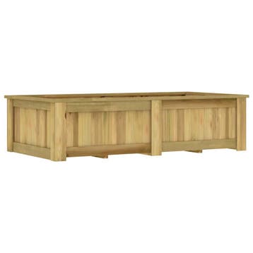 vidaXL Plantenbak verhoogd 196x100x50 cm geïmpregneerd, Verzenden