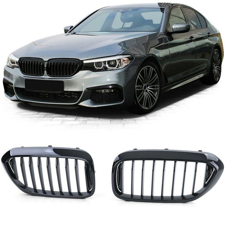 Glanzend Zwarte Nieren (Grillen) BMW 5 Serie G30 G31 B1871, Autos : Pièces & Accessoires, Carrosserie & Tôlerie