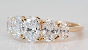 Zonder minimumprijs - Ring - 14 karaat Geel goud - 2.18ct., Nieuw