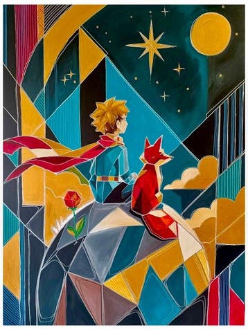 Kiri Aguilera (1982) XL 120 x 90 cm - Principito: Miradas al