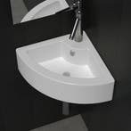 vidaXL Wastafel met overloop 45x32x12,5 cm wit, Doe-het-zelf en Bouw, Verzenden, Nieuw