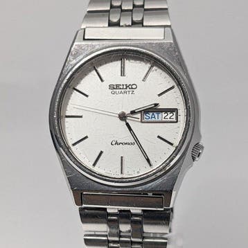 Seiko - Chronos Quartz Watch - Day-ate - Sans prix de