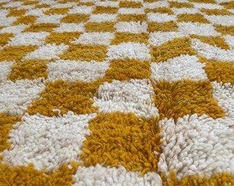 Berber - Vloerkleed - 230 cm - 155 cm - Tapijt met ruiten,, Nieuw