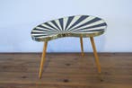Table dappoint - Laiton, Bois, Perlmutt - Table en forme de