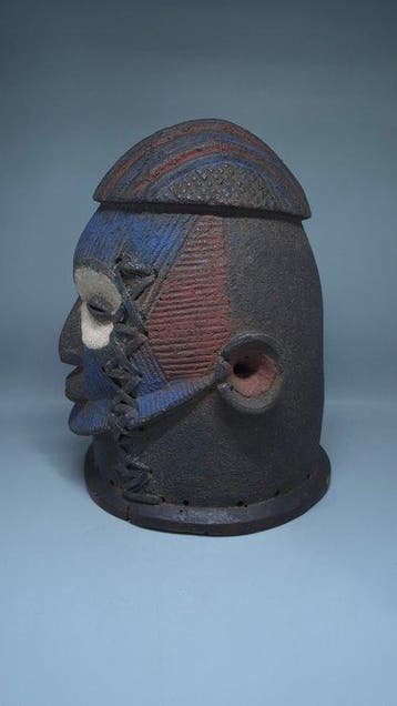 superbe casque - igala - Nigeria (Sans prix de réserve), Antiquités & Art