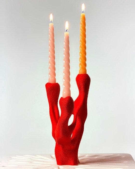 Cornu Design - Chandelier - Bio-polymère à haute densité -, Antiek en Kunst, Kunst | Designobjecten