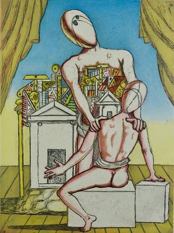 Giorgio De Chirico (1888-1978) - Oreste e Pilade (Seconda