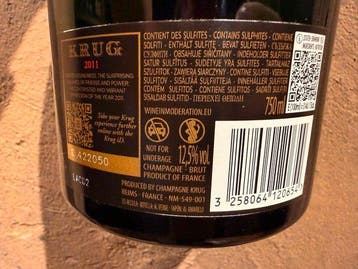 2011 Krug, Vintage - Champagne Brut - 1 Bouteille (0,75 l)