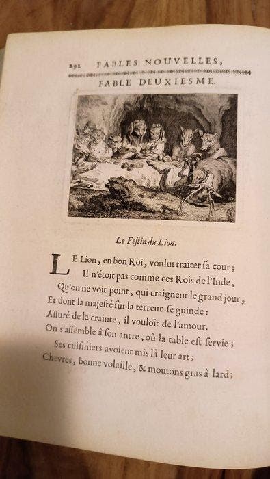 M. de La Motte; illustrazioni di Claude Gillot, Charles, Antiquités & Art, Antiquités | Livres & Manuscrits