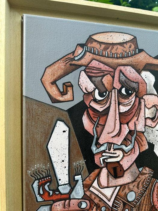 Aket Kubic (1989) - Dartagnan, 2026, Antiquités & Art, Art | Peinture | Moderne