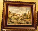 Ricardo Sacristan Arrieta (1921-1980) - Puente sobre rio en