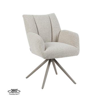 Stoel Padua | Naturel | | Taupe Metalen Frame | 2 stuks, Verzenden, Nieuw in verpakking