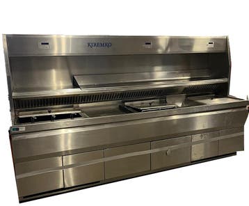 Nog niet gereviseerd - Kiremko bakwand friteuse 9 manden HR, Ophalen of Verzenden, Nieuw in verpakking
