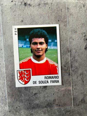Panini Voetbal 89 - Rookie #152 Romario de Souza Faria, Verzamelen, Nieuw
