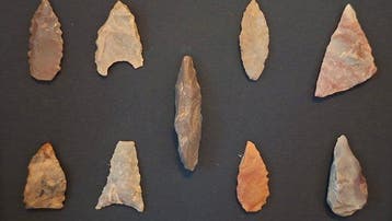 préhistoire silex Tête de flèche - 120 mm (Sans prix de