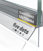 2dekans | Five Dots Doucheafdichting 8 mm NIEUW2025 –, Ophalen of Verzenden