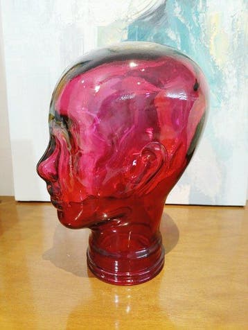 Hoofd - Maniquí Nefertiti - gerecycled glas