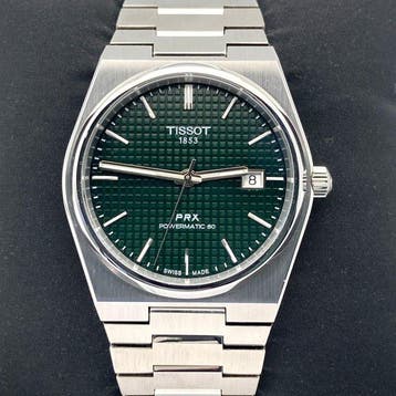 Tissot - PRX Powermatic 80 Green Dial 40mm - T137407A -
