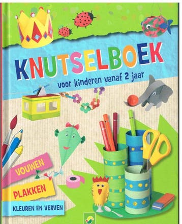 knutselboek voor kinderen vanaf 2 jaar met 12 kleurpotloden, Verzenden, Zo goed als nieuw