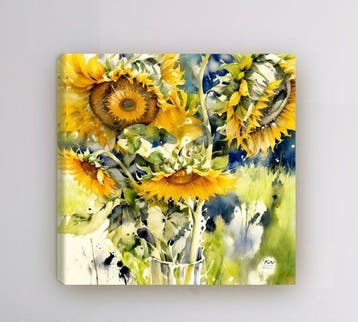 Natalia Kuruch (XXI) - Sunflowers, Antiek en Kunst