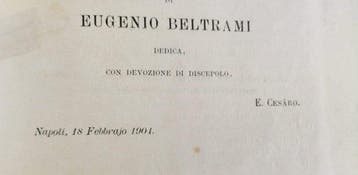 Giuseppe Boggio; Ernesto Cesàro - Raro lotto storico, Antiek en Kunst