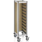 Regaalwagen | MENSA | Aluminium/Hout | 10 Etages (1/1 GN) +, Zakelijke goederen, Horeca | Keukenapparatuur, Verzenden, Nieuw in verpakking