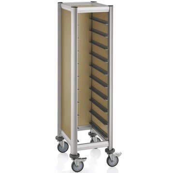 Regaalwagen | MENSA | Aluminium/Hout | 10 Etages (1/1 GN) +, Verzenden, Nieuw in verpakking
